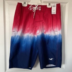 Hollister men’s swim boardshort tie dye